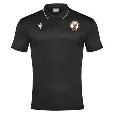 Whiteley Black/White Draco Polo Shirt