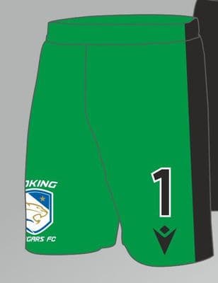 Woking Cougars Bespoke Green  Home GK Match Short.
