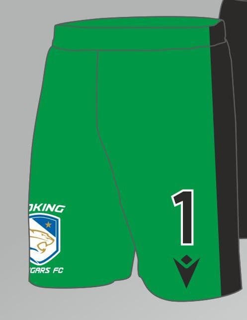 Woking Cougars Bespoke Green  Home GK Match Short.