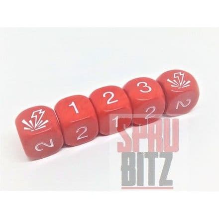 1 2 3 Lightning Strike Dice (x1 supplied)