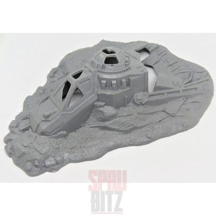 Battle For Macragge Crashed Imperial Aquila Shuttle Terrain Cockpit