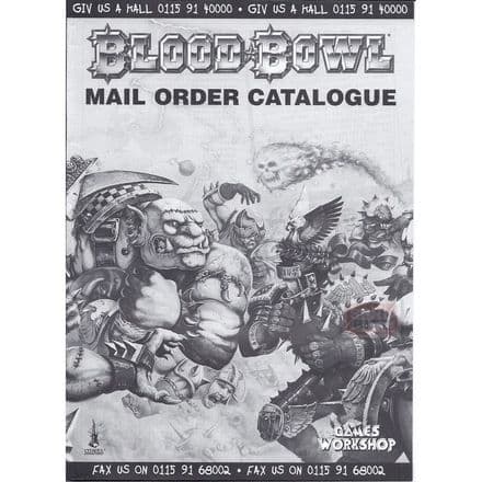 Blood Bowl Mail Order Catalogue 1998 Bloodbowl