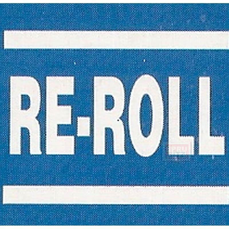 Blood Bowl Re-Roll Re Roll Counter Card Blue