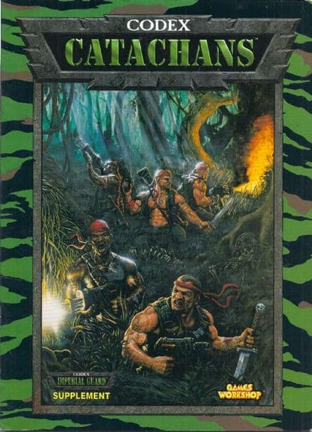 Catachans Catachan Jungle Fighters Codex rulebook rule book (2000 edition) A4 paperback
