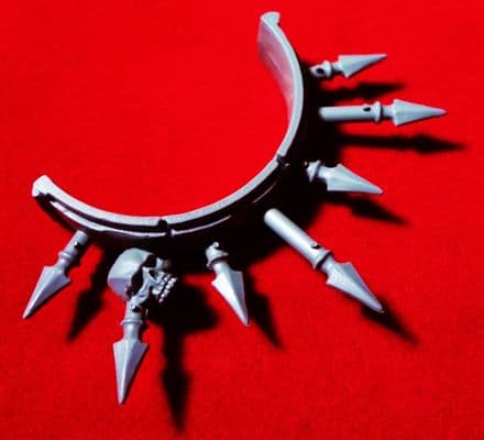 Chaos Space Marine Tank Vehicle Hatch Collar skull (B)