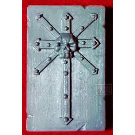 Chaos Space Marine Tank Vehicle Plate skull (B)