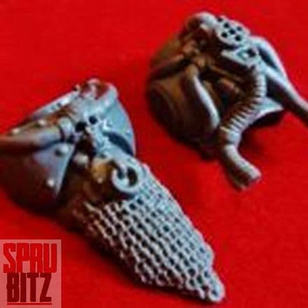 Chaos Space Marine Vehicle Gunner Body Torso front & back