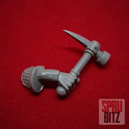 Dwarf Miner Pickaxe right arm