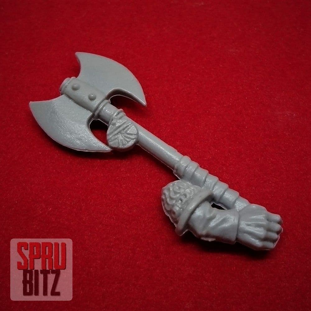 Dwarf Warriors Great Axe right arm B