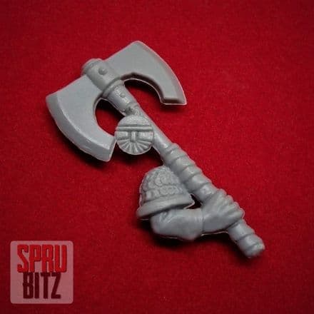 Dwarf Warriors Great Axe right arm (E)