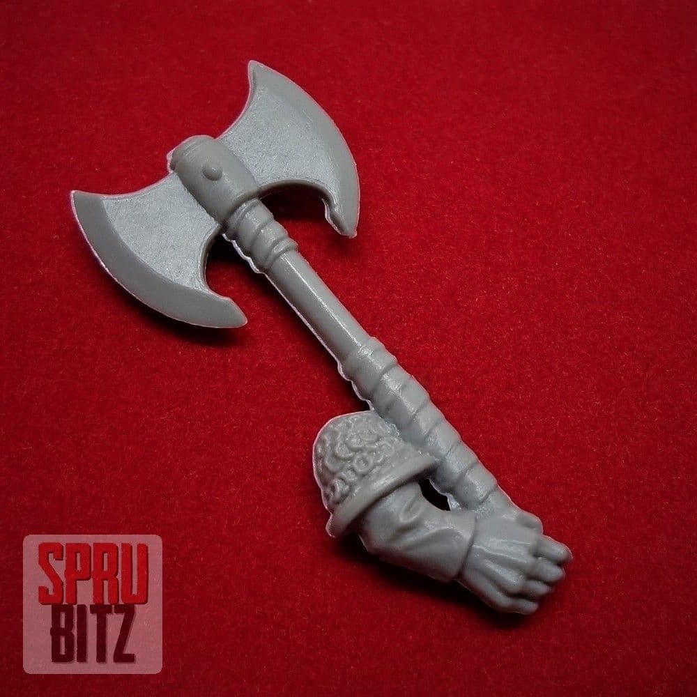 Dwarf Warriors Great Axe right arm H