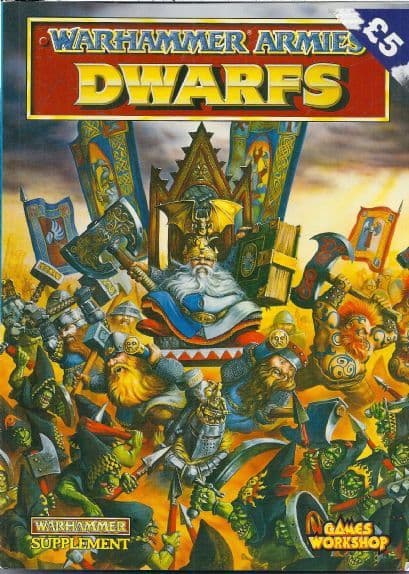 Dwarfs Warhammer Armies Rulebook (1996 edition)