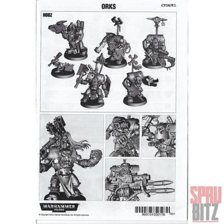 Ork Nobz Assembly Instructions (2013)