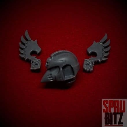Ravenwing Command Squad Helmet with Wings set
