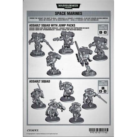 Space Marine Assault Squad Assembly Instructions Rules (2017)