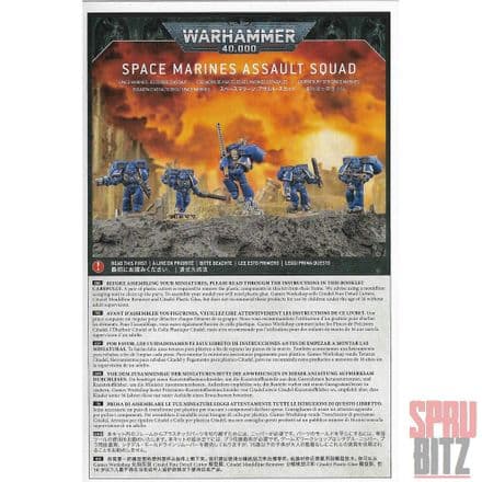 Space Marine Assault Squad Assembly Instructions Rules (2020)