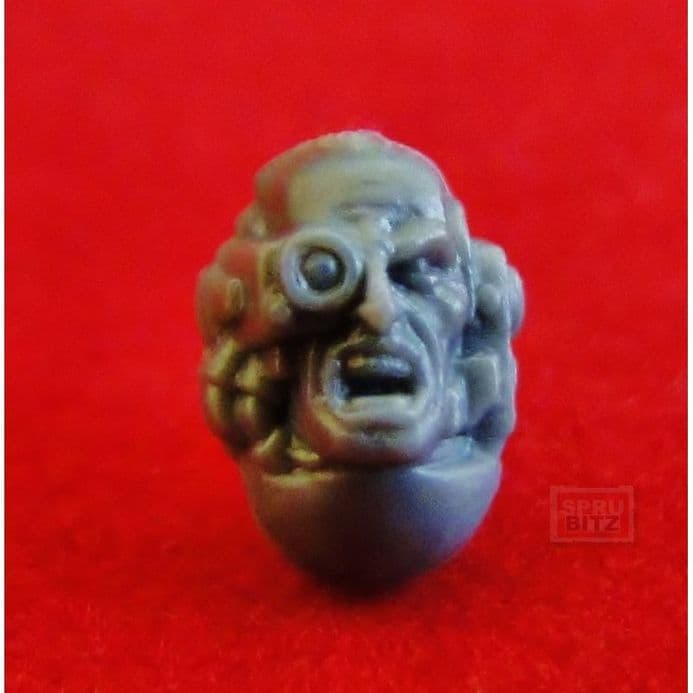 Space Marine Assault Squad Sergeant Bare Head (Right-sided Scope Auspex)