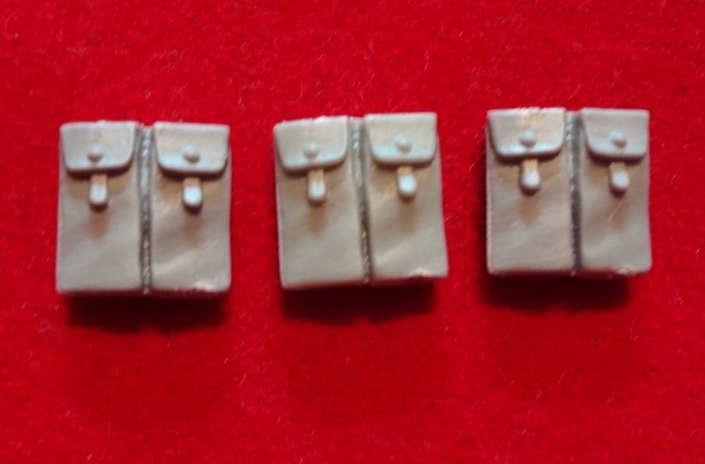 Space Marine Dual Hip Ammo Pouch set of 3