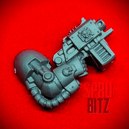 Space Marine Terminator Storm Bolter right arm (B)