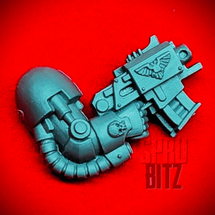 Space Marine Terminator Storm Bolter right arm (D)