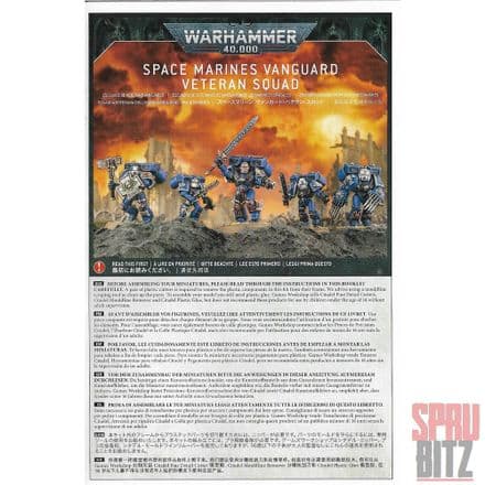 Space Marine Vanguard Veterans Assembly Instructions Rules (2020)