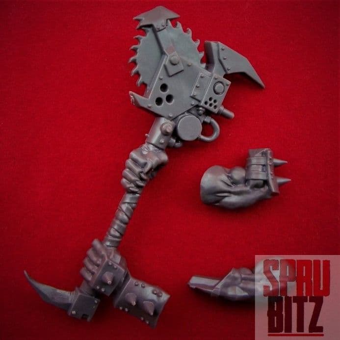 Space Ork Nobz Big Choppa (B)
