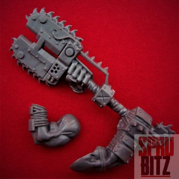 Space Ork Nobz Big Choppa (D)