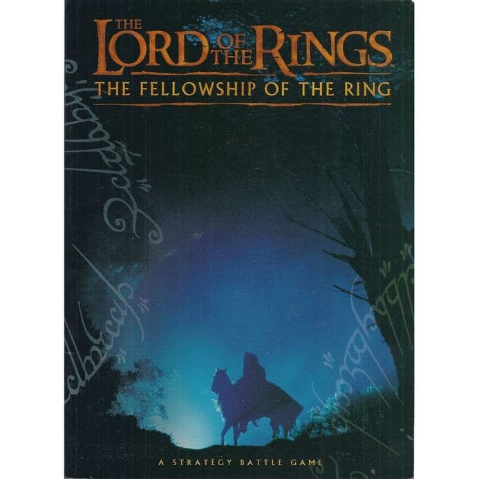 The Lord of the Rings The Fellowship of the Ring Rulebook 2001