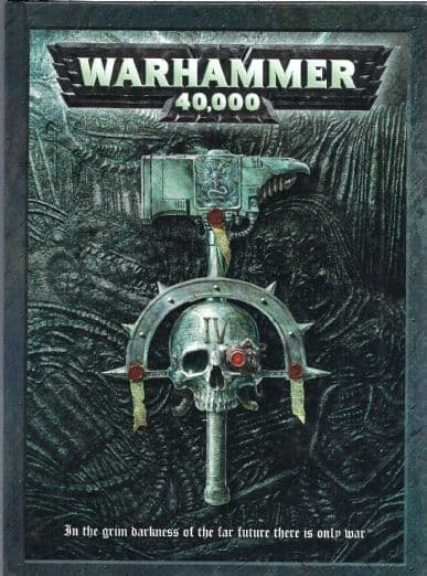 Warhammer 40,000 hardcover rulebook 2004 4th edition