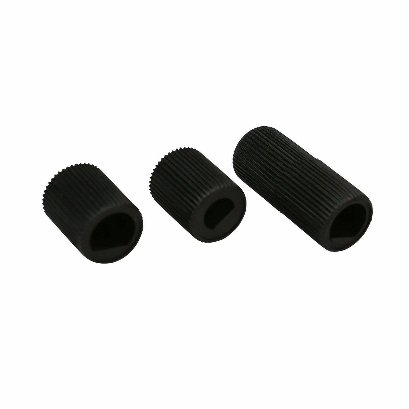 Universal Replacement Control Knob For Lamona Cookers & Ovens - Includes Adaptors, Black