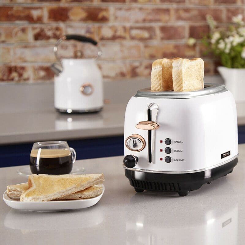 Kettle Tower Toaster White And Rose Gold Rose Gold White Kettle Online