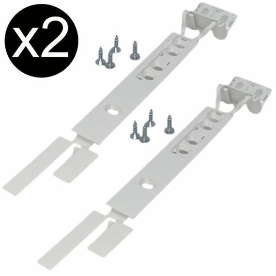2 X Aeg Fridge Freezer Integrated Sliding Door Hinge Mounting Bracket 4055372405
