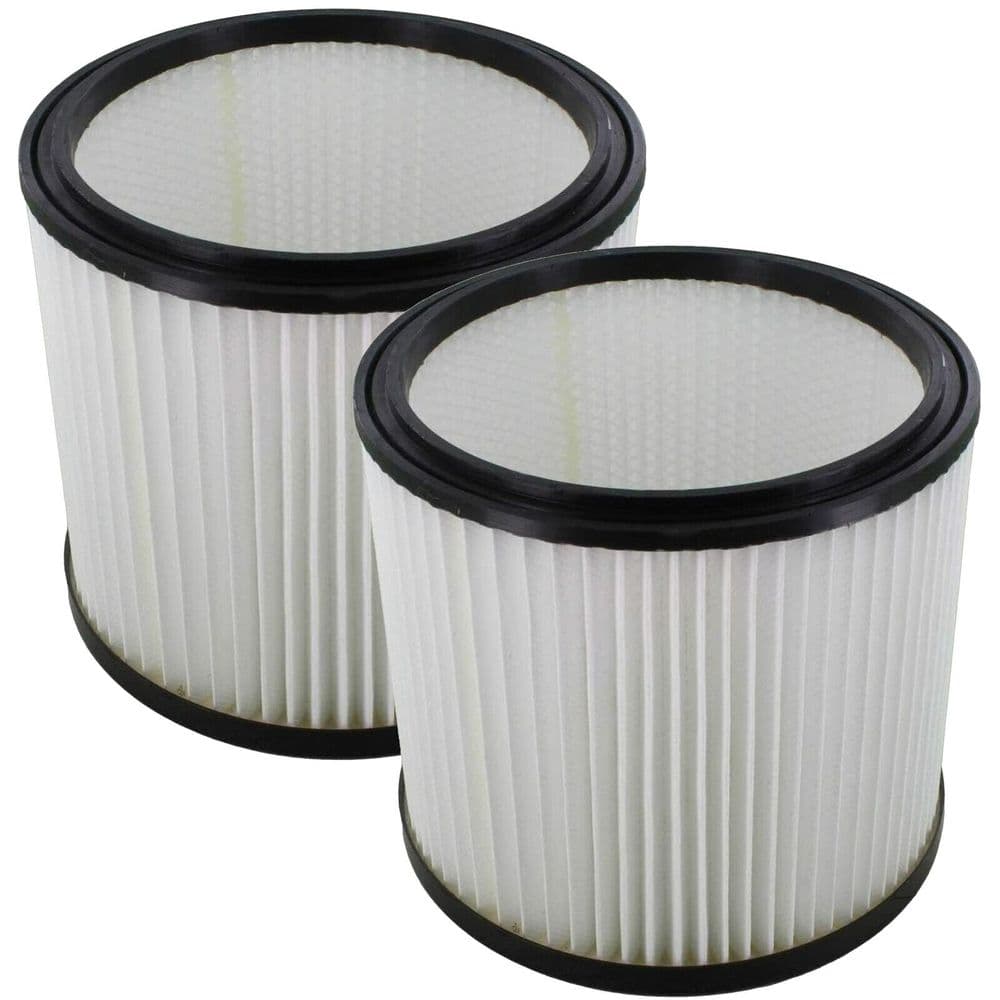 2 X Filter For Wickes 20l 30l Canister Vacuum Cleaner White Cartridge