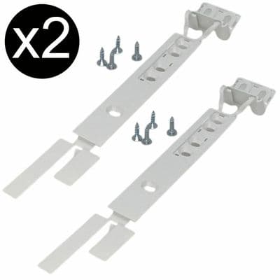 2 X Tricity Bendix Fridge Freezer Integrated Sliding Door Hinge Mounting Bracket