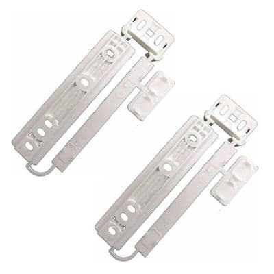 2 x UNIVERSAL INTEGRATED FRIDGE FREEZER DOOR FIXING SLIDE KIT MOUNTING BRACKET