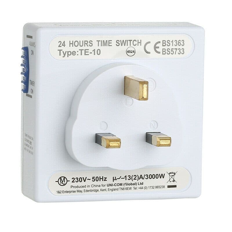 24 Hour Segment Timer Segmented Plug In Manual Override 15 Minute Segments
