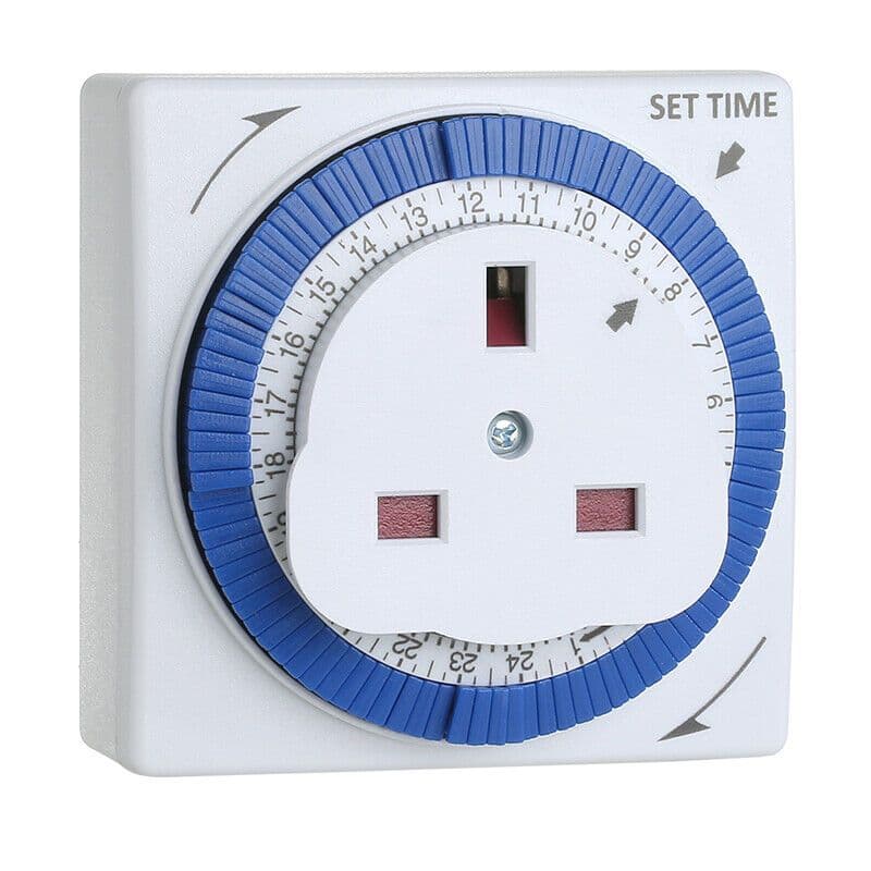 24 Hour Segment Timer Segmented Plug In Manual Override 15 Minute ...