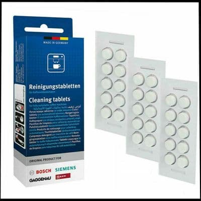 30 X Coffee Machine Espresso Cleaning Tablets Bosch Siemens 311970 Tz6000