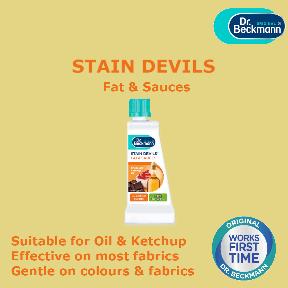 4 Pack Of Dr Beckmanns Stain Devil Fat And Sauces Stain Remover