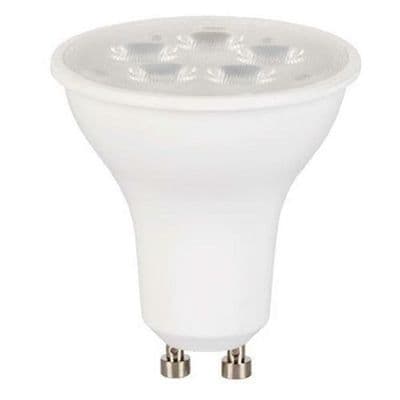 4.5 Watt GU10 LED Light Bulb 3000K 360 Lumens Equi To 50 Watt