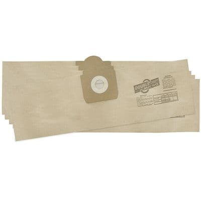 5 X Vacuum Cleaner Dust Bags Titan Ttb350vac Wet & Dry 16l 20l 30l 40l