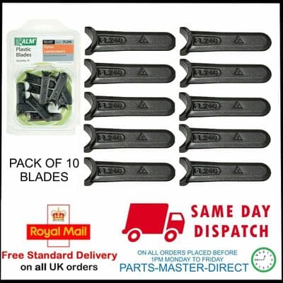 Alm Flymo Minimo E25 Duo E25-21 25-22 Lawn Mower Plastic Strimmer Blades 10 Pack