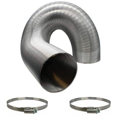 Aluminium Air Conditioner Vent Hose Ducting Pipe 3 Meter 102mm 4