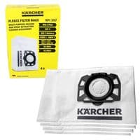 Bags Cartridge Filter For Karcher WD3 SE4001 Cloth Vacuum Cleaner KFI357 x 4