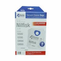 Bags Fits NILFISK GM80 GS80 GM90 GS90 GA70 Vacuum Cleaner Cloth Dust bags x 10