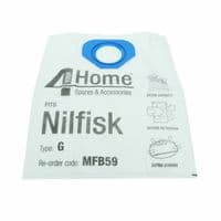 Bags Fits NILFISK GM80 GS80 GM90 GS90 GA70 Vacuum Cleaner Cloth Dust bags x 10