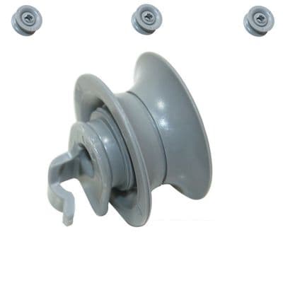 Bosch Siemens Neff Dishwasher Upper Top Basket Wheel 165313 - 4 Pack