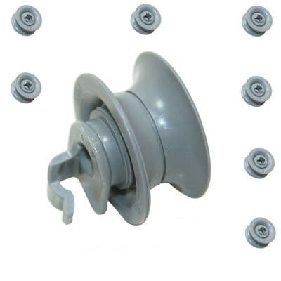 Bosch Siemens Neff Dishwasher Upper Top Basket Wheel 165313 - 8 Pack