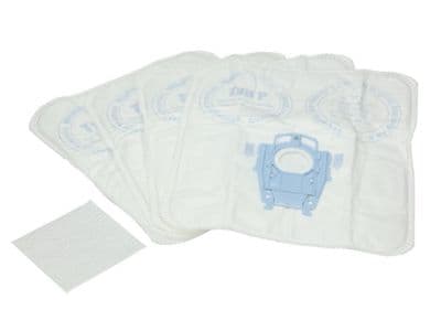 Bosch Type P Microfibre Vacuum Cleaner Dust Bags & Filter 468264