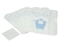 Bosch Type P Microfibre Vacuum Cleaner Dust Bags X 10 & 2 Filters 468264